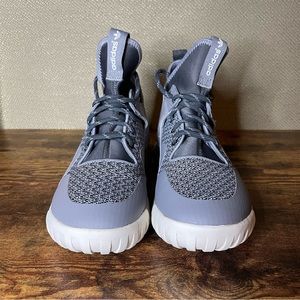 Adidas Tubular X Mid Basketball Sneakers Shoes Gray S74927 Lace Up Mens Size 7,